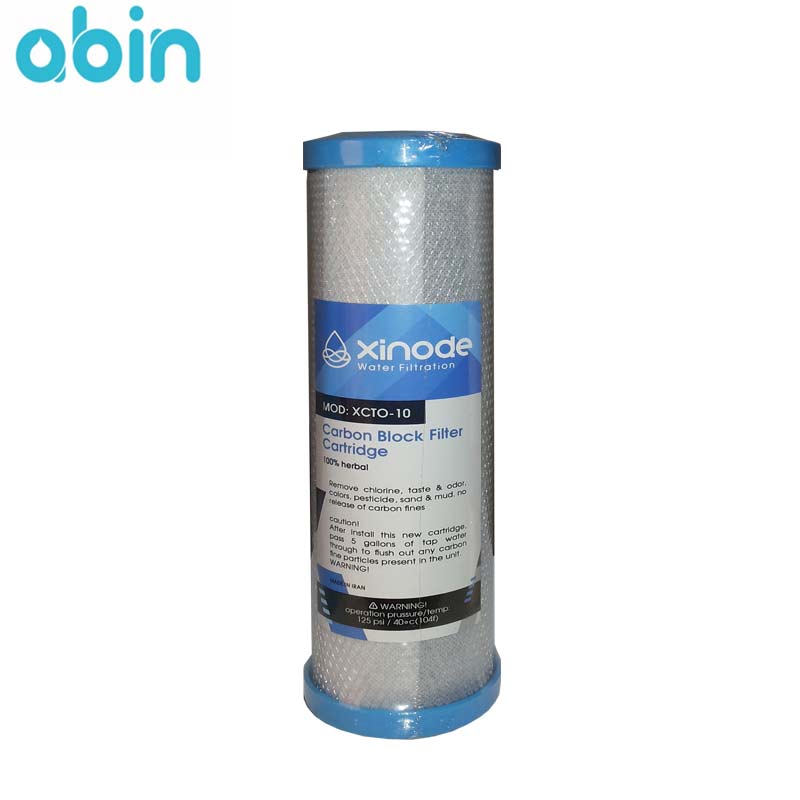 کربن بلاک فیلتر مرحله سوم تصفیه کننده اب